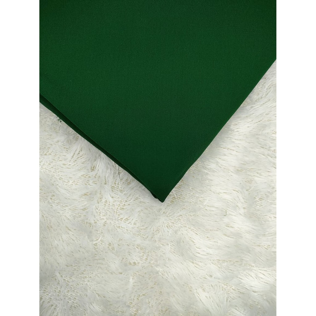 PASHMINA SQUARE ORIGINAL ( ANTI TEMBEM ) / PASHMINA SEGITIGA-EMERALD