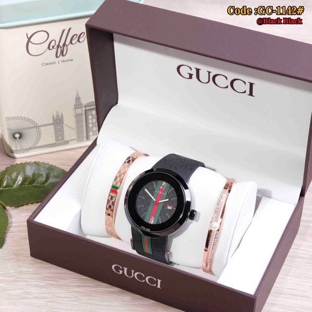 JAM TANGAN GUCCI KARET GC-1142