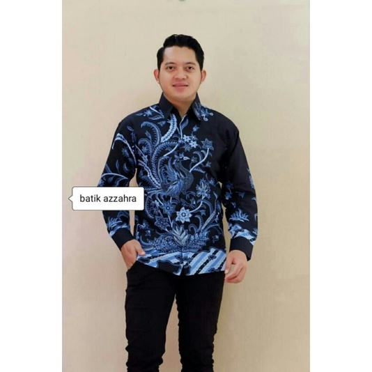 kemeja batik lengan panjang