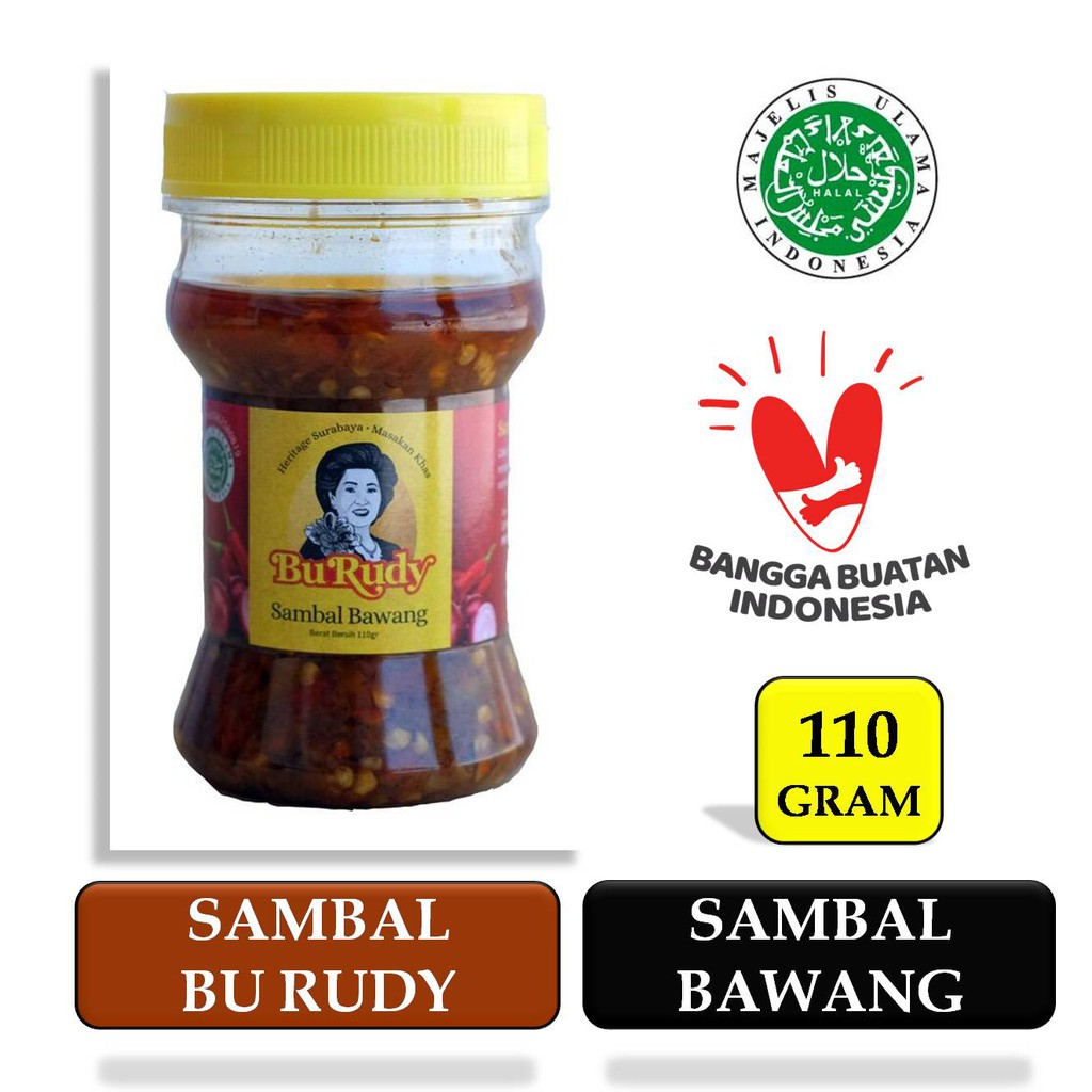 

Sambal Bawang Bu Rudy 110gr