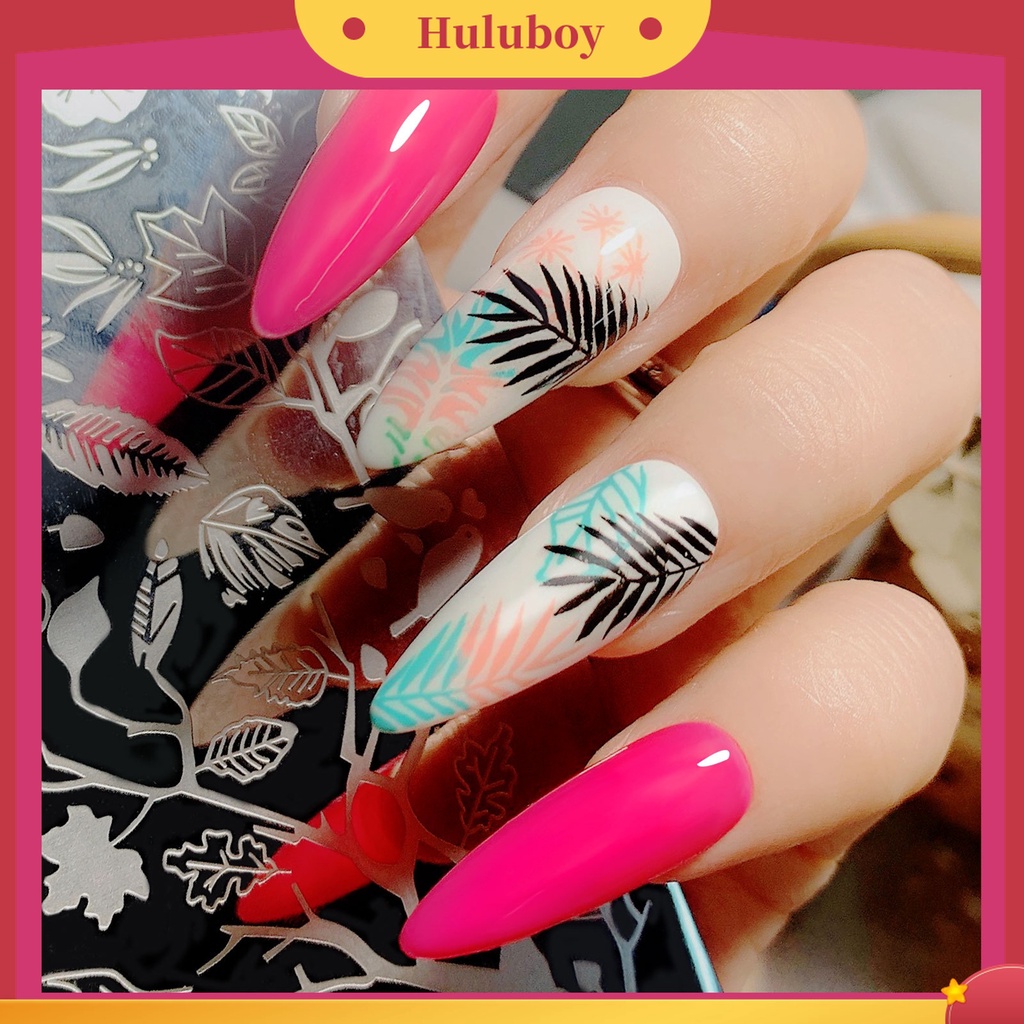 Huluboy Huluboy♡ Plat Stempel Kuku Efektif Presisi Untuk Salon