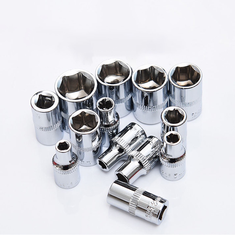 Set Kunci Sok Kunci Shock 46 pcs Mobil Motor Lengkap Socket Tool Kit set Pas Ring  Motor Mobil