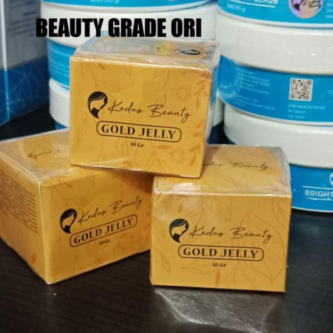 Terbaik⭐ PROMO PAKET GOLD JELLY KEDAS BEAUTY - SKINCARE TERLARIS - SKINCARE VIRAL BPOM 