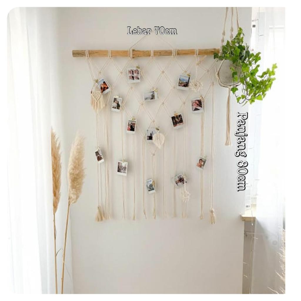 macrame photo clip