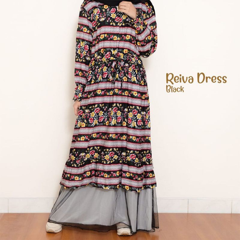 REIVA DRESS by mininos.id//rayon Bangkok mix