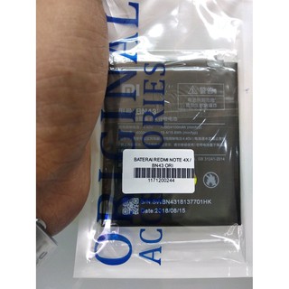 BATERAI BATRE XIAOMI REDMI NOTE 4X SNAPDRAGON BN43 BN 43