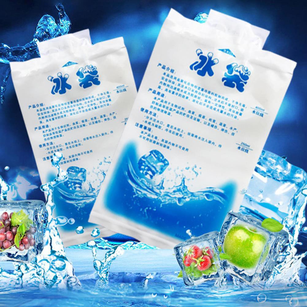 Ice Gel Pack 200 ML Blue Cool Jelly Cooler Kantong Air Es Pendingin Cooler Bag tas ASI