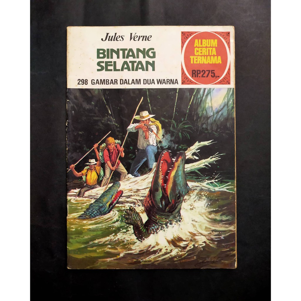 Buku Komik Album Cerita Ternama Bintang Selatan Jules Verne