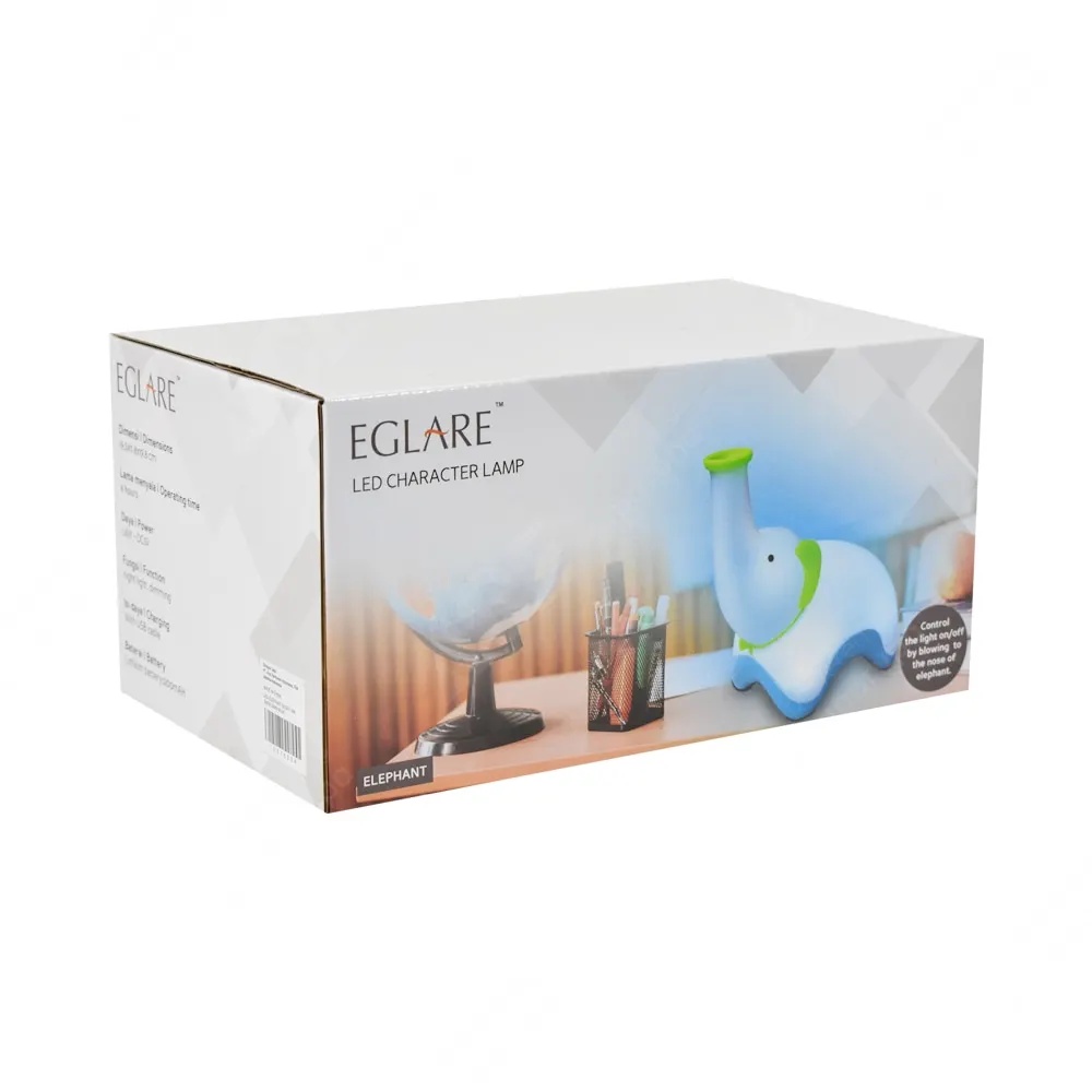 ACE Eglare Lampu Meja Led Blow Elephant 1.6w 5000k - Biru