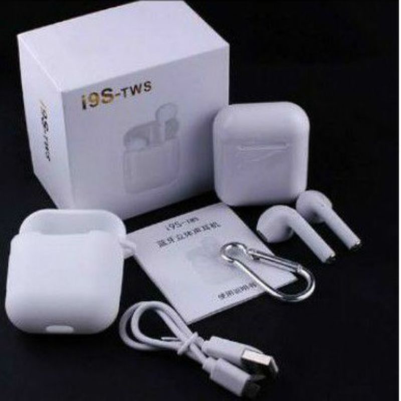 Headset Bluetooth i9s TWS Mic Hansfree Handsfree Bluetooth TWS I9S Wireless Earphone Bluetooth i9S T