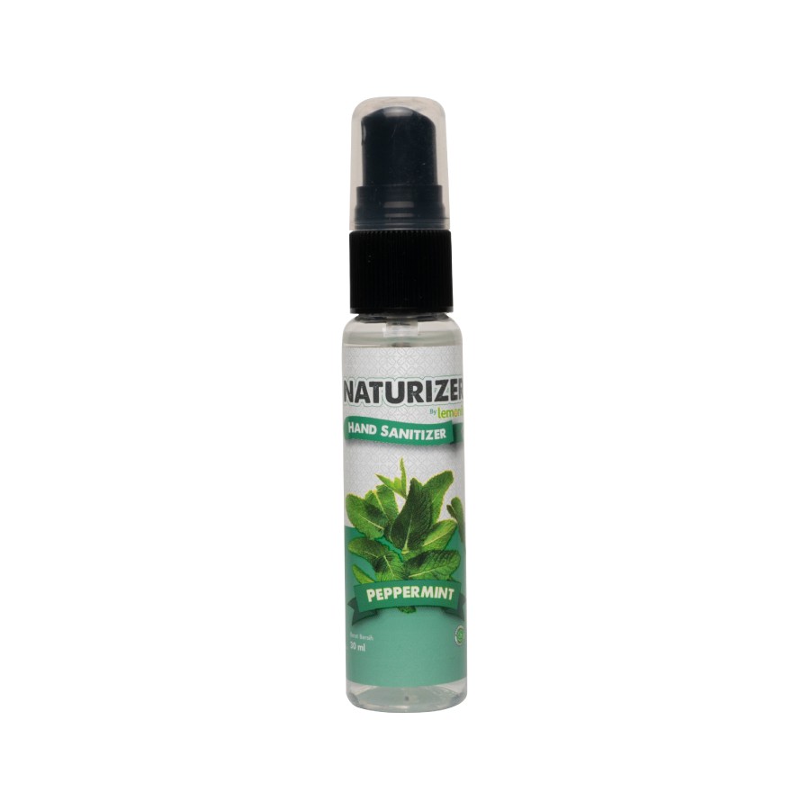 Lemonilo Hand Sanitizer Naturizer Peppermint &amp; Lavender 30 ml &amp; Lemongrass 50ml BISA COD | INSTANT | SAMEDAY