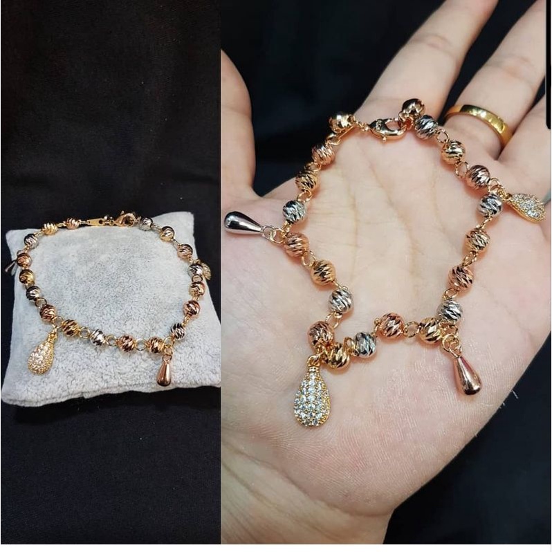 Gelang Krincingan Lapis emas Premium Quality Anti karat anti Mirip emas Asli Gk19