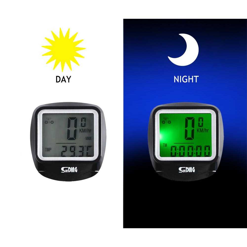 SUNDING Speedometer Monitor Sepeda - SD-568AE