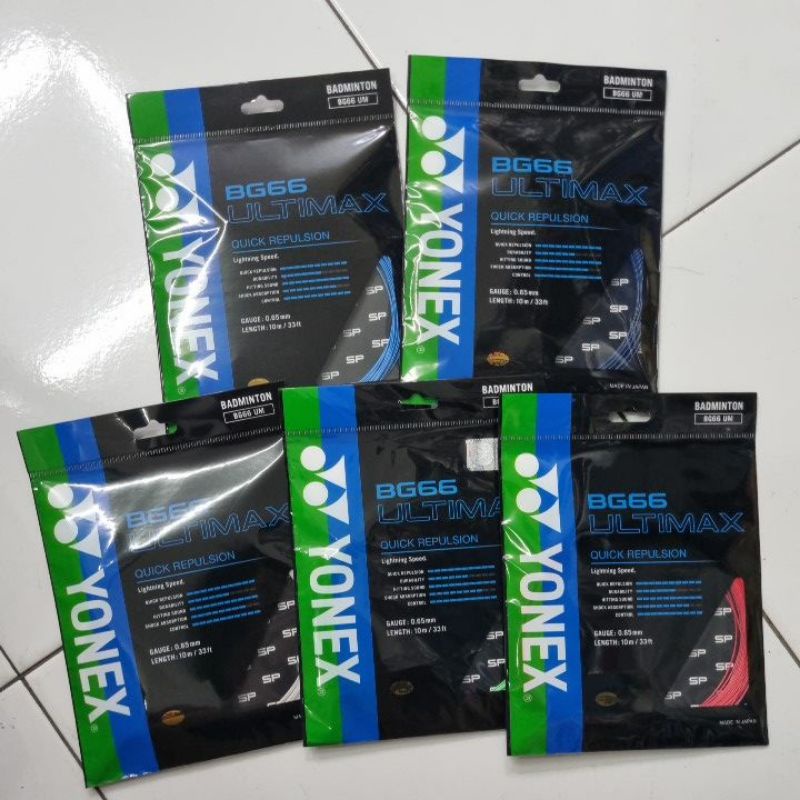 Senar Badminton Yonex BG66 Ultimax BG 66 Ultimax