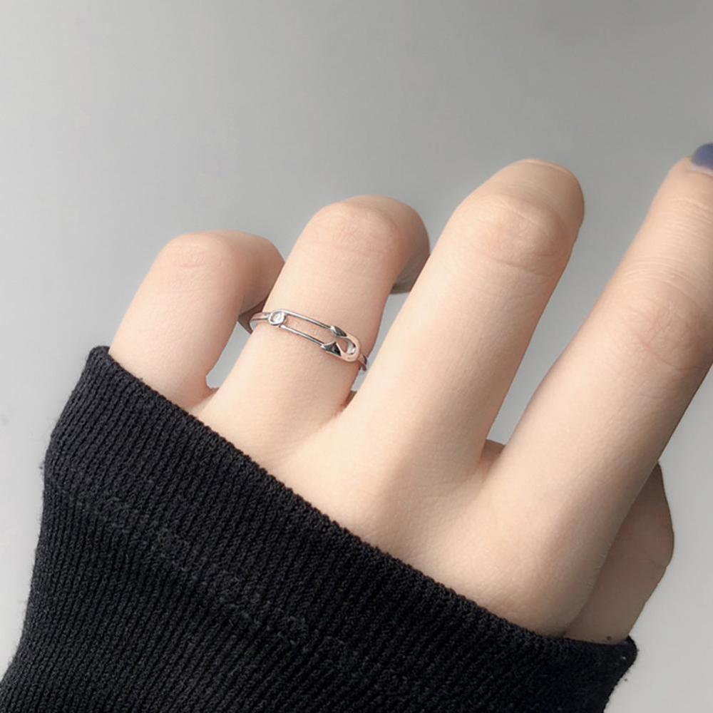 Timekey Cincin Desain Klip Kertas Hias Zircon Gaya Minimalisunik Kreatif Untuk Wanita A1K4