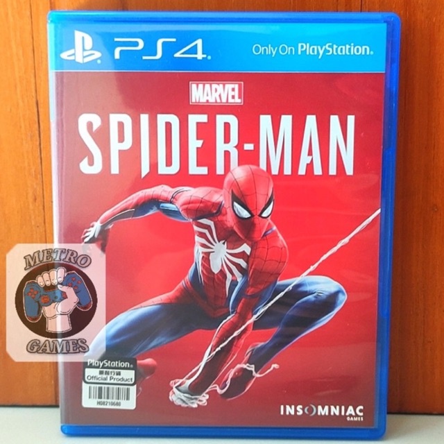 Kaset Spiderman PS4 Marvel Spider Man Spider-Man Playstation 4 PS 4 5 Original CD BD Game Games Asli Ps4 Ps5 goty game of the year