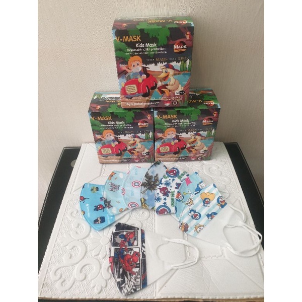Masker Duckbill anak isi 50pcs
