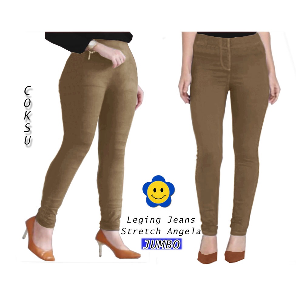 CTN Celana leging jeans stretch ANGELA best seller