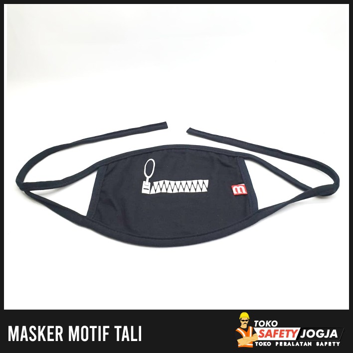 MASKER PENGENDARA MOTOR / MASKER MOTIF TALI