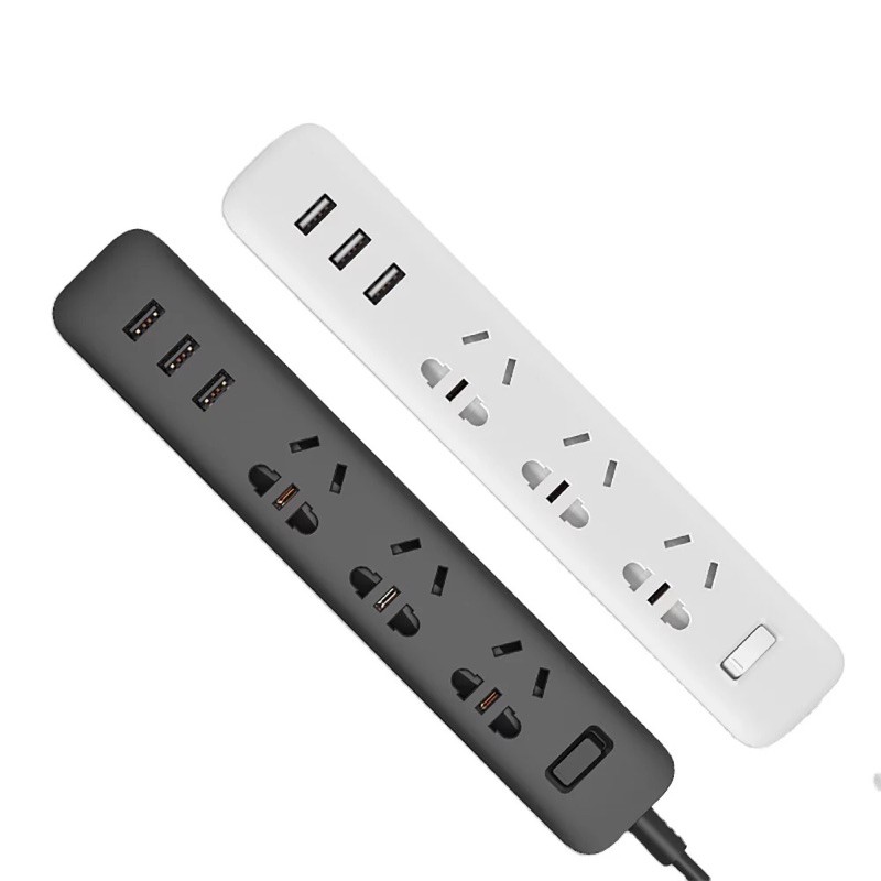 Original Xiaomi Power Strip 3 Smart USB Plugs And 3 Standard Sockets Fast Charging