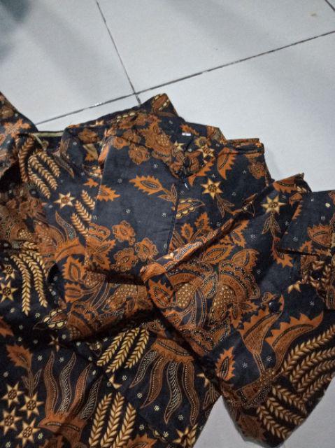 Maura Couple - Sania Ruffle Batik Couple Ori Ndoro Jowi Garansi Termurah Shopee -  Batik Modern Solo