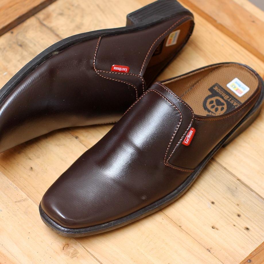 Recomended.. BUSTONG PRIA KULIT ASLI KUALITAS | DALTU | sepatu  sandal TUTONG slop borongsong orang