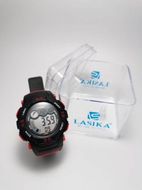 Jam Tangan Anak SD remaja LASIKA asli sporty digital anti air ada led