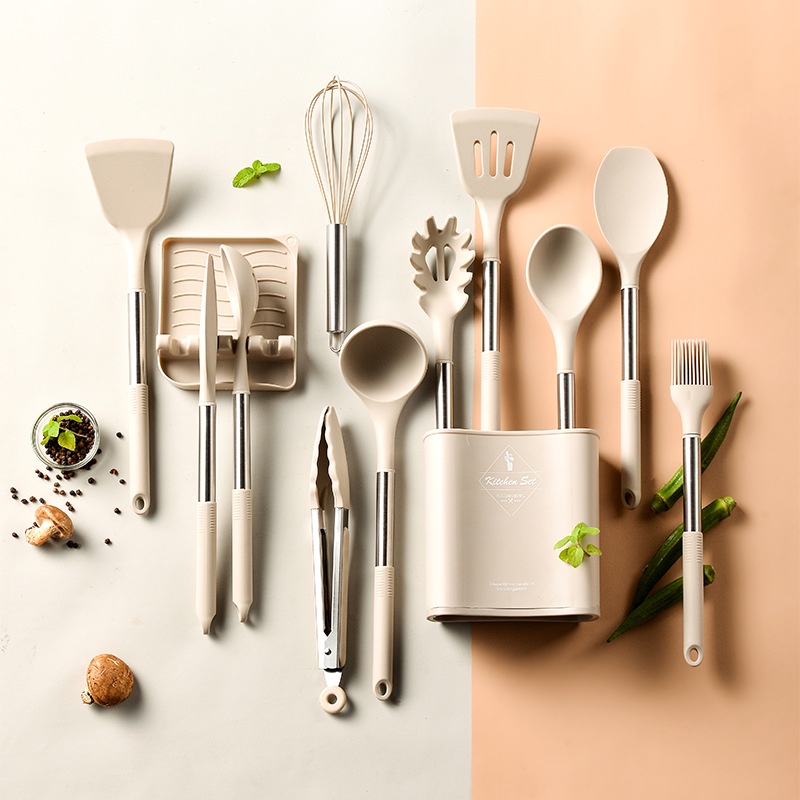Sutil Silikon Set13 Spatula Silicone sodet Alat Masak-1