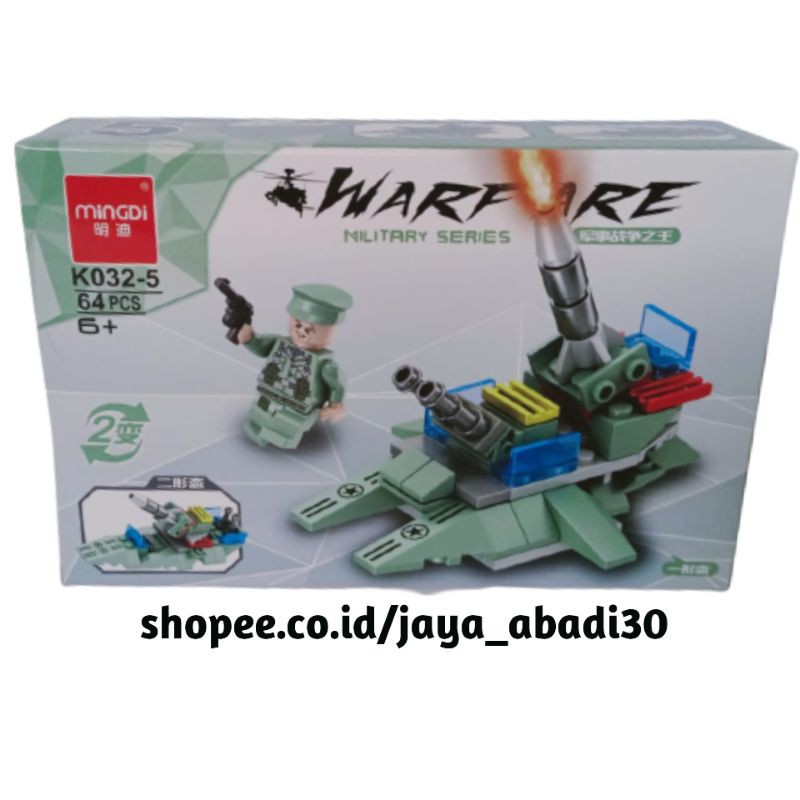 LEGO BRICK GAME KENDARAAN TRANSPORTASI MILITARY WARFARE K032