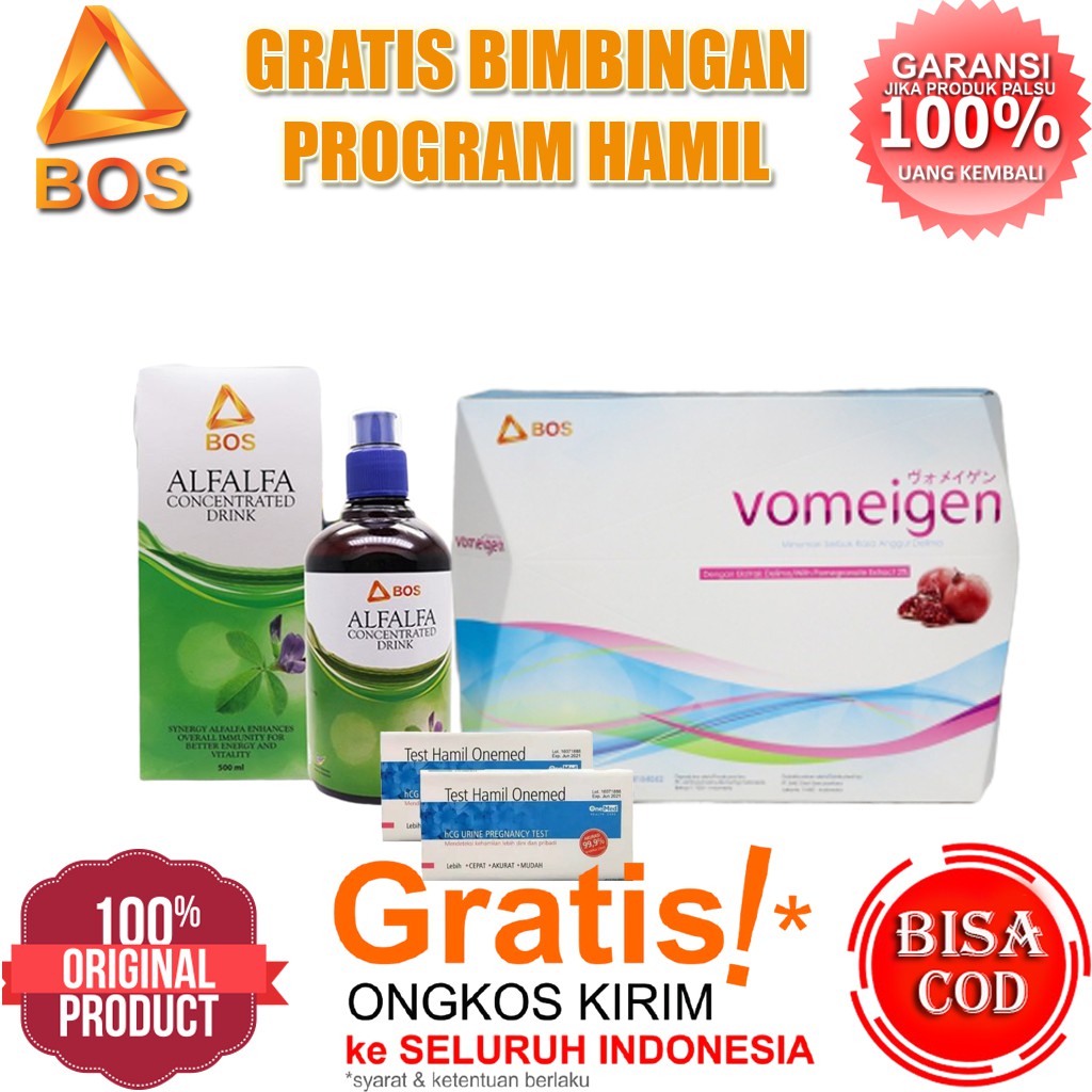 Paket Promil Voemgein Alfalfa Original 100 Herbal Bee Promo Termurah Shopee Indonesia