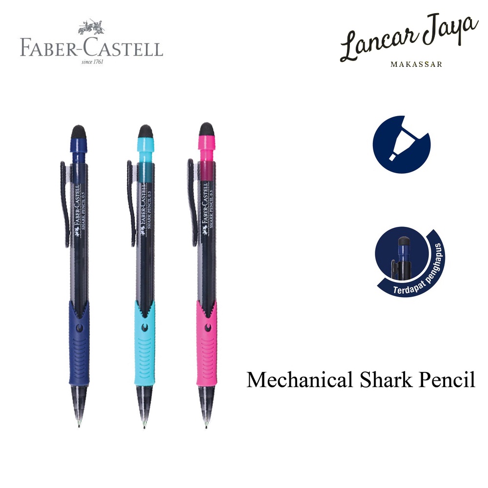 

Pensil Mekanik Mechanic Pencil Faber Castell Shark