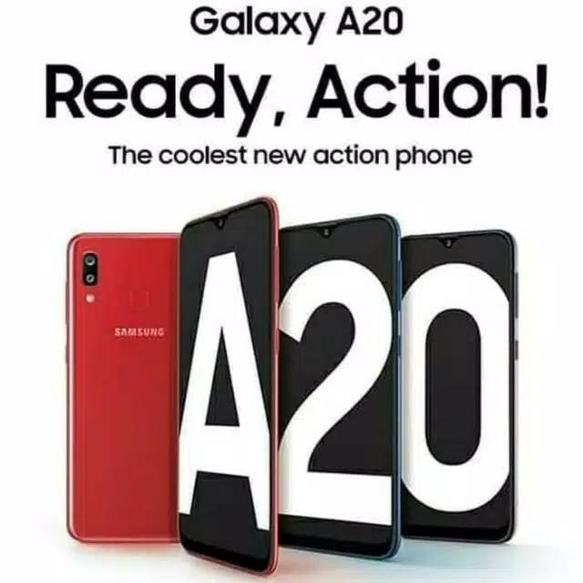SAMSUNG A20 RAM 3GB MERAH