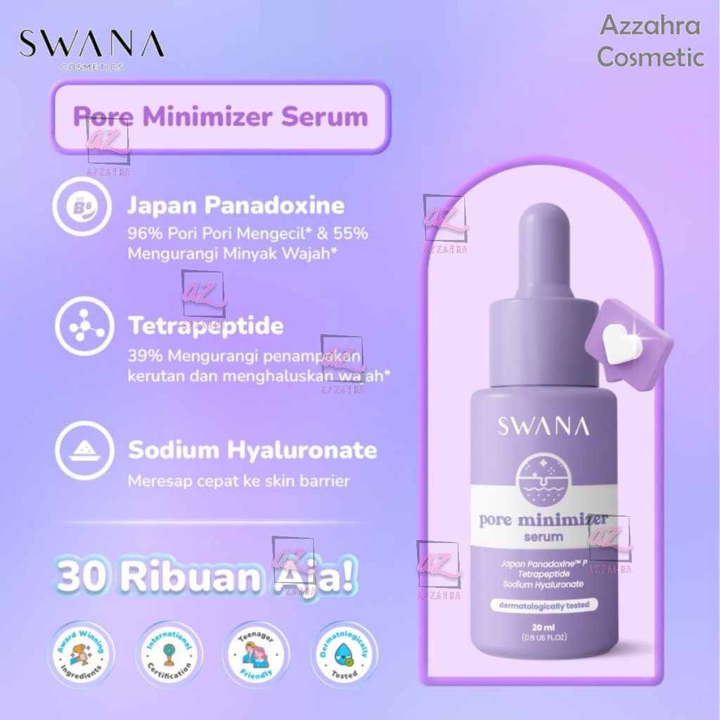 Swana Serum Acne Fighter | Pore Minimizer | Whitening &amp; Spotless 20ml