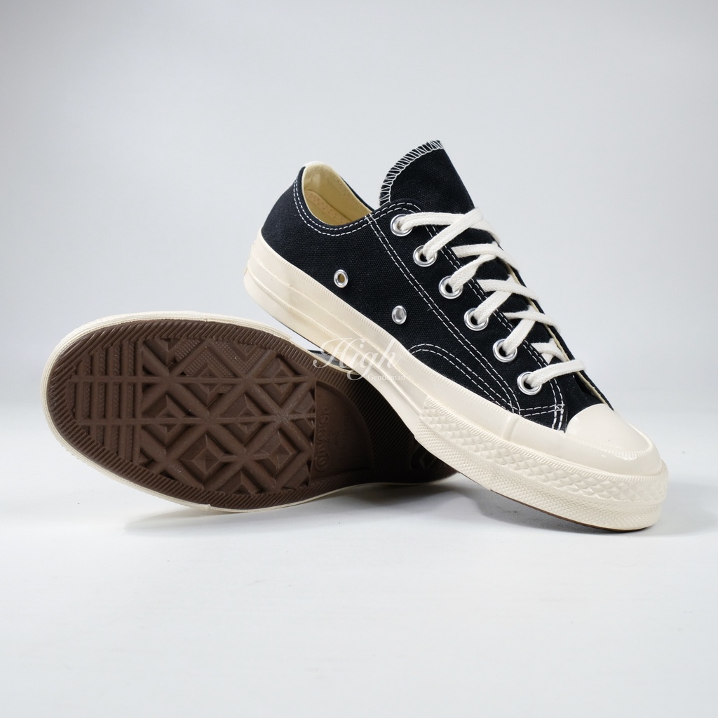 Converse x CDG Play Low Black 100% Authentic