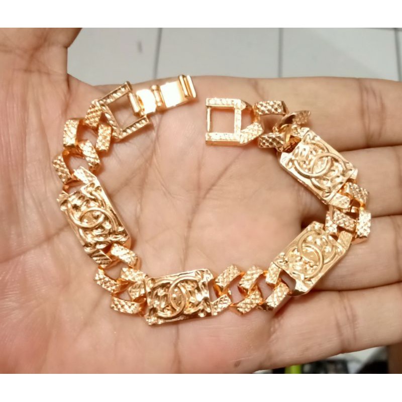 SB22. Gelang xuping wanita lapis emas 18 cm