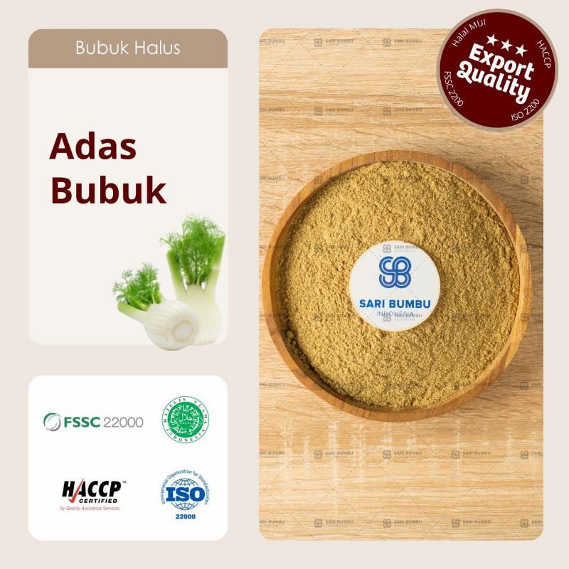 

Bumbu Dapur Adas Bubuk 250g
