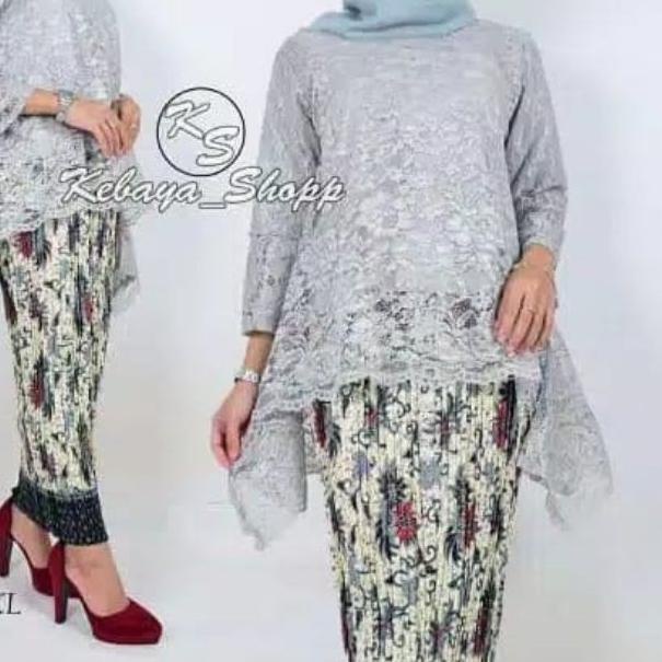 ☼ ATASAN KEBAYA BROKAT JUMBO LD 130/KEBAYA MODERN/KEBAYA WISUDA/BAJU/GAMIS/TUNIK/KEBAYA PESTA/KEBAYA