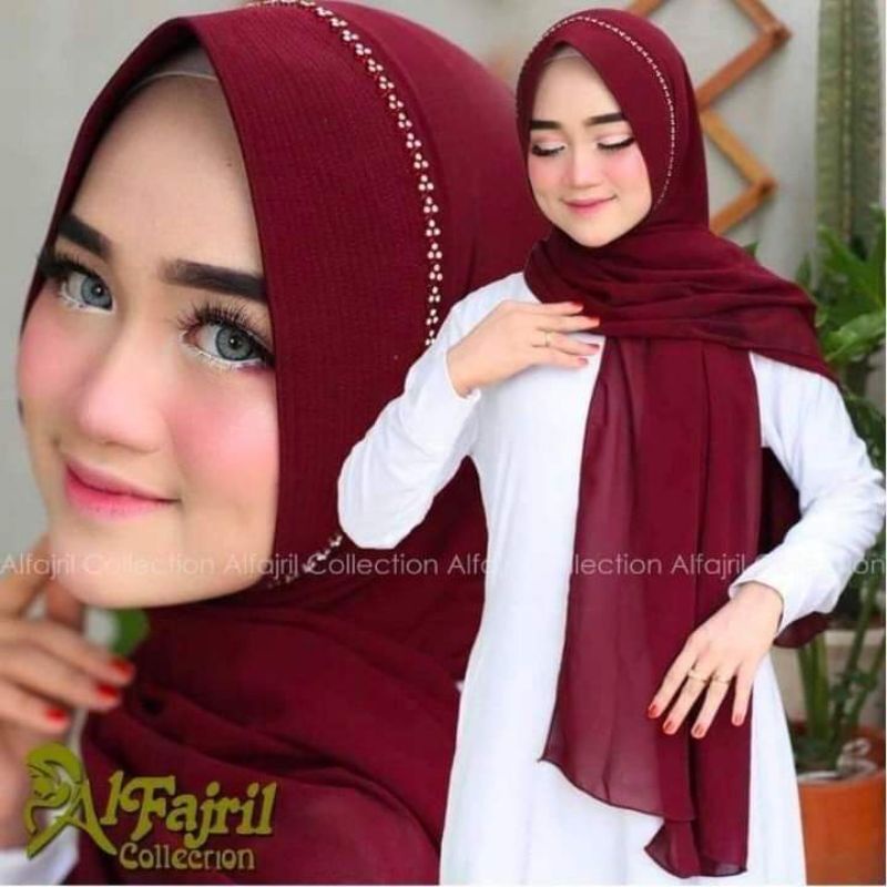 HIJAB PASHMINA PET PAYET PERMATA