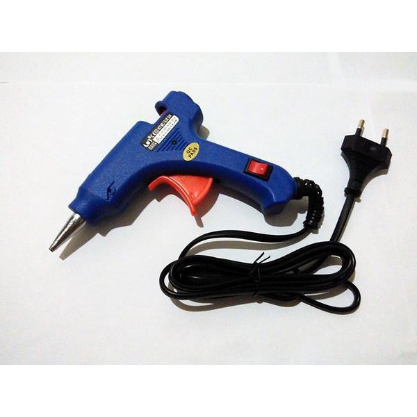 

Glue Gun + Glue Stick Lem lilin Refill 12pcs Limited