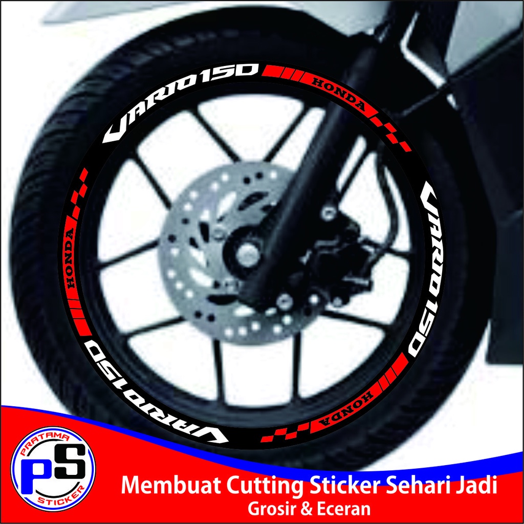 sticker velg motor Vario 150