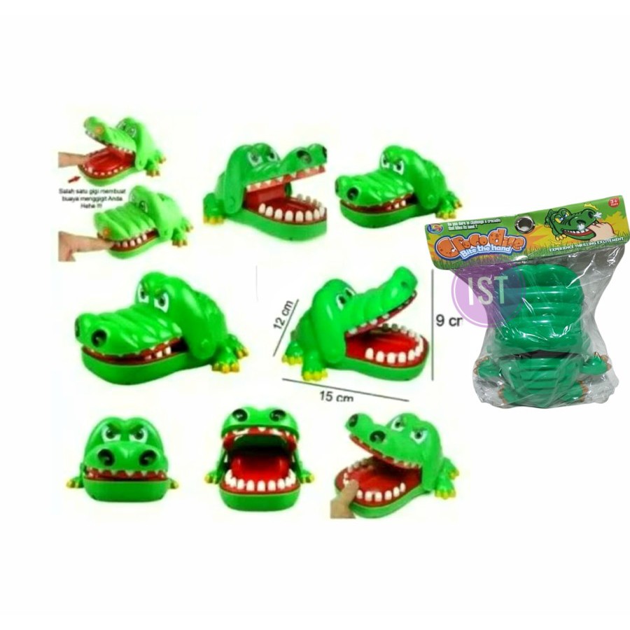 mwn.toys LZ 2 CROCODILE DENTIST GAME / MAINAN GIGI BUAYA KANTONGAN No.LZ 2