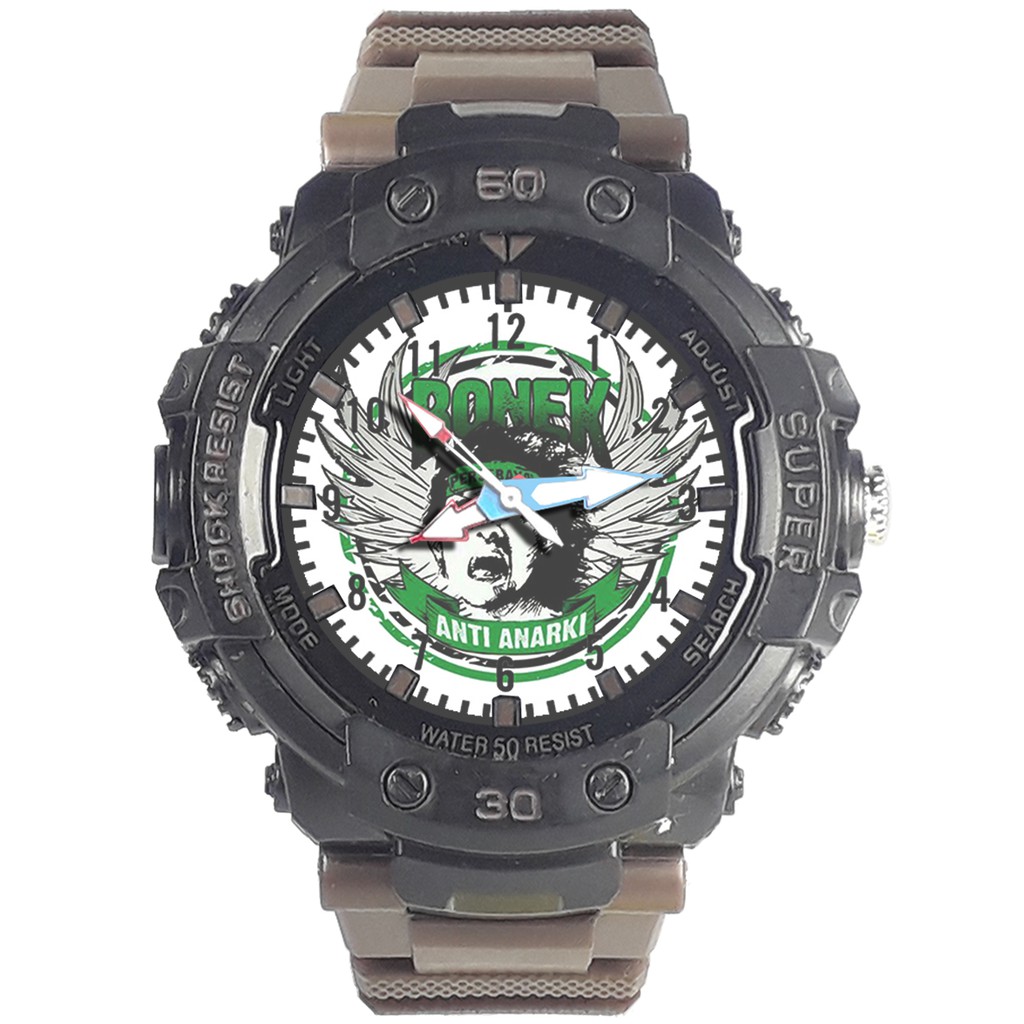 Jam Tangan  PERSEBAYA MOTIF 8 Bagus