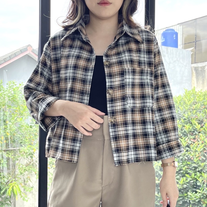 TARTAN FLANEL SHIRT KEMEJA KOTAK / devilknitwear devilknit_id-MARY