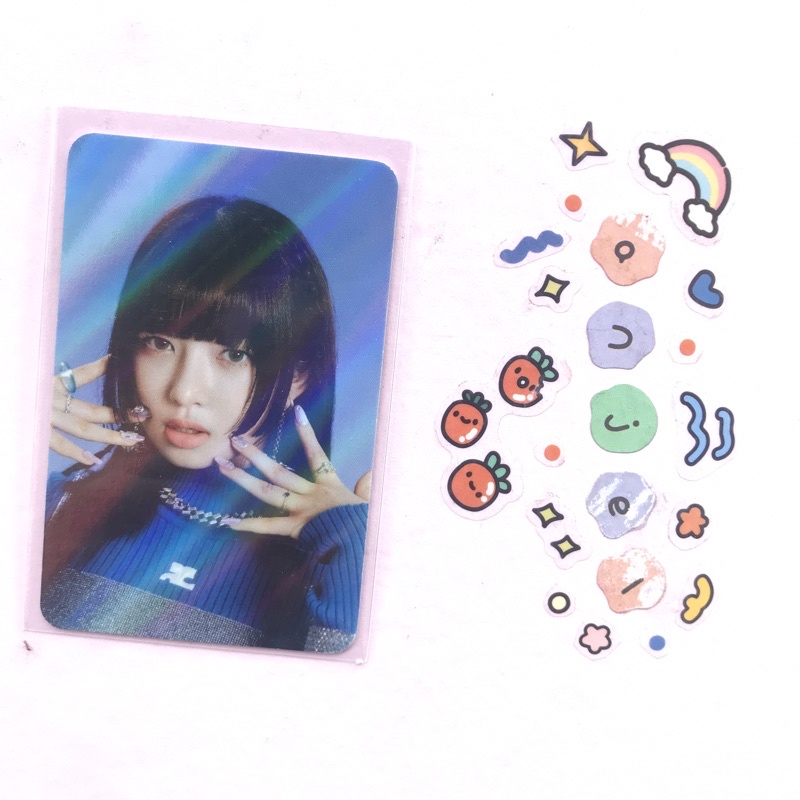 PC REI IVE LOVE DIVE OFFICIAL PHOTOCARD WITHMUU LD LUCKY DRAW MURAH BENE BENEFIT PHOTOCARD