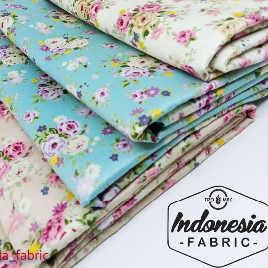 ✥ Kain Gamis Kain Katun Jepang motif Mikayla (per 1 mtr) ❆