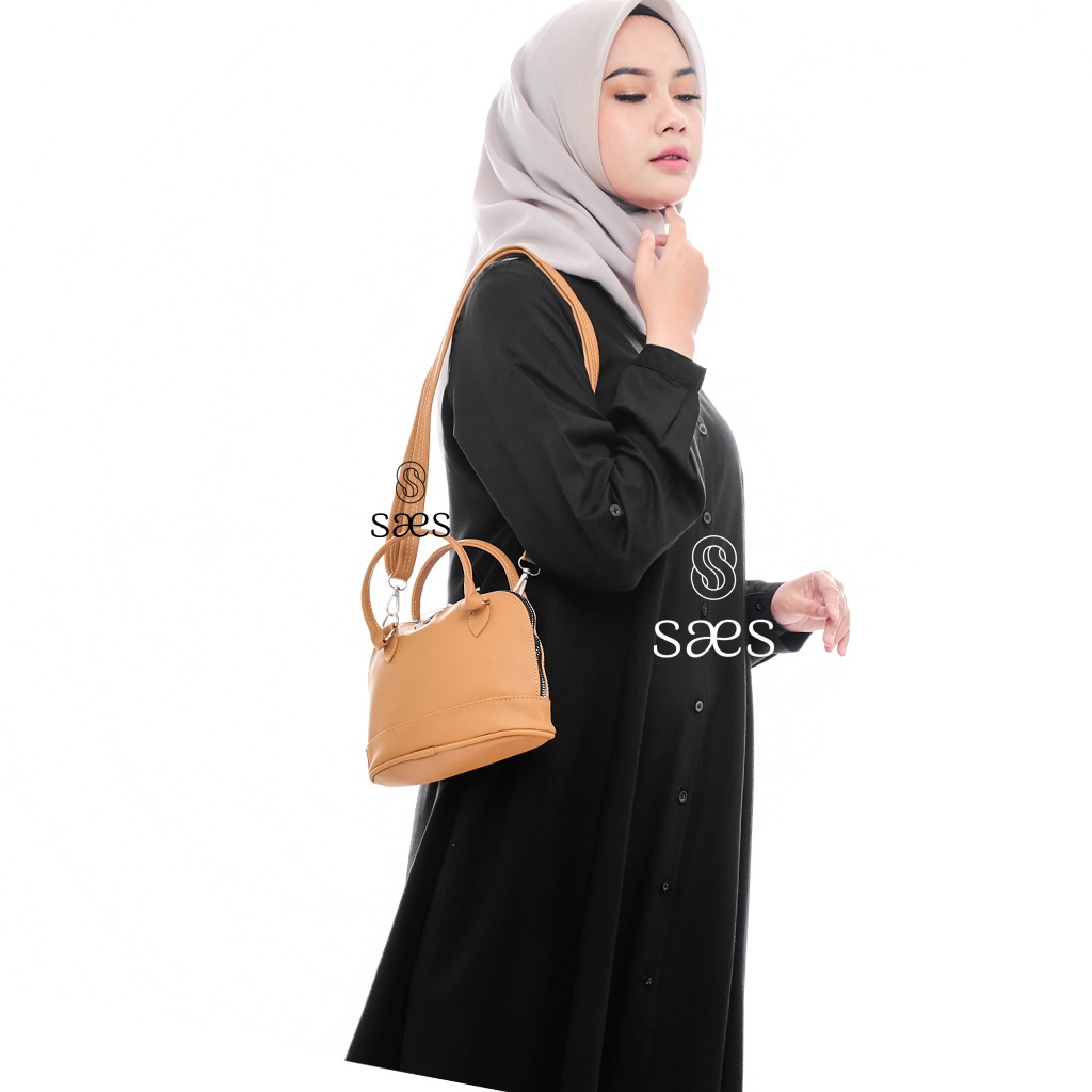 Sling bag Pansy alma mini saes Tas selempang mini Hitam Murah saes store 001