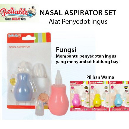 ♥BabyYank♥ RELIABLE - ALAT PENYEDOT INGUS BAYI BABY NASAL ASPIRATOR 8815 SET SEDOT INGUS