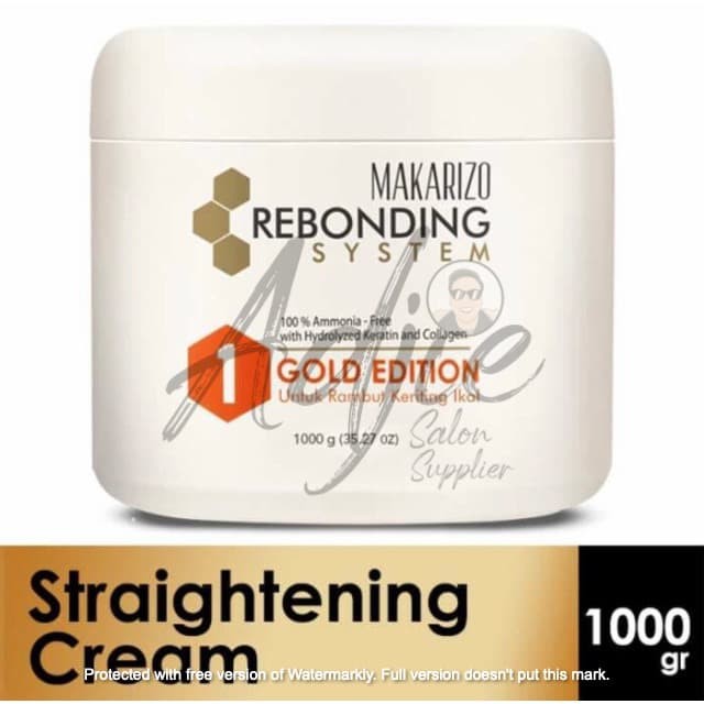 Makarizo Professional Rebonding System Gold Edition 1000gr