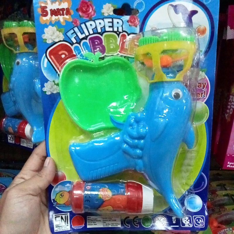 Mainan Bubble Gun Lumba Lumba