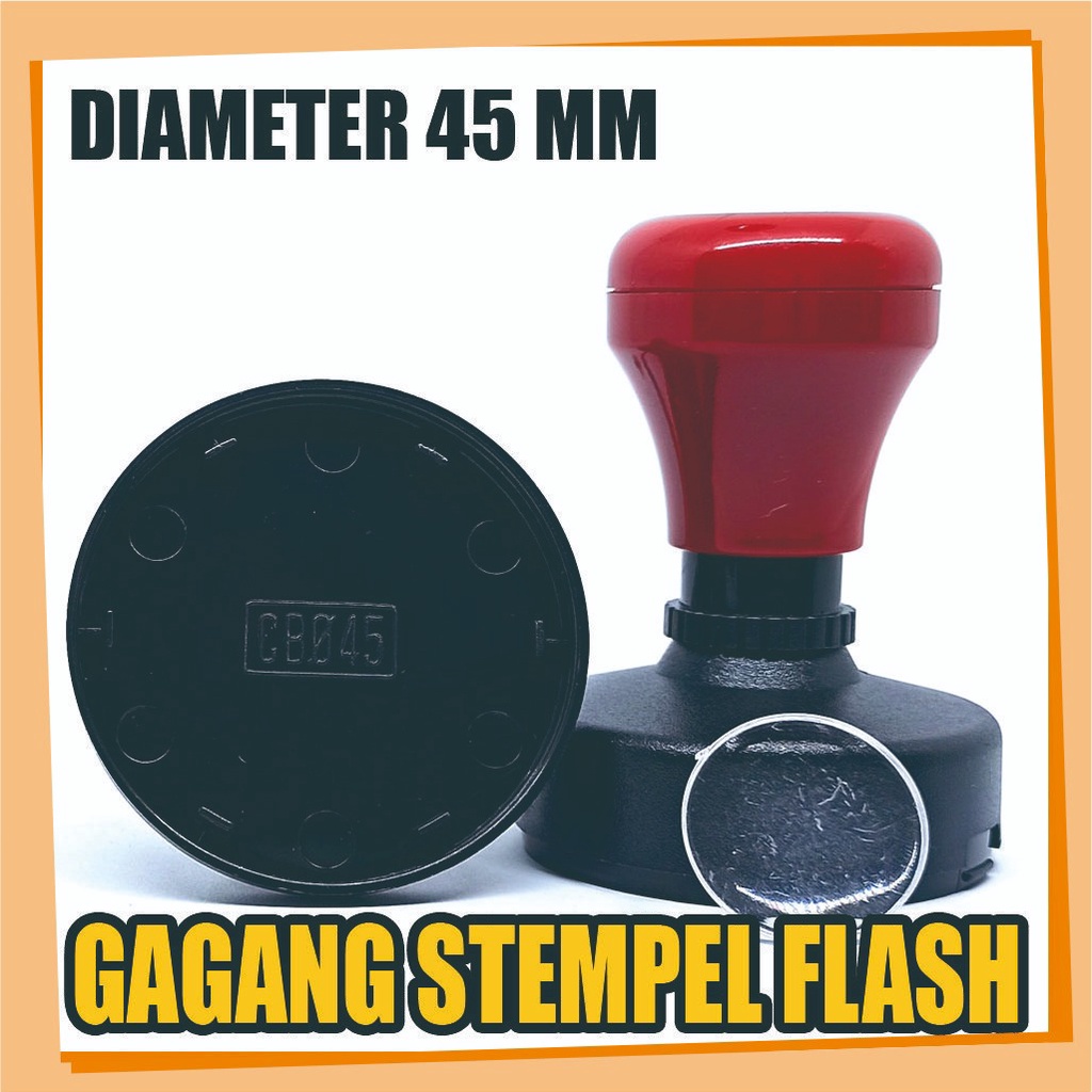 

Gagang Stempel Flash Ukuran diameter 45mm